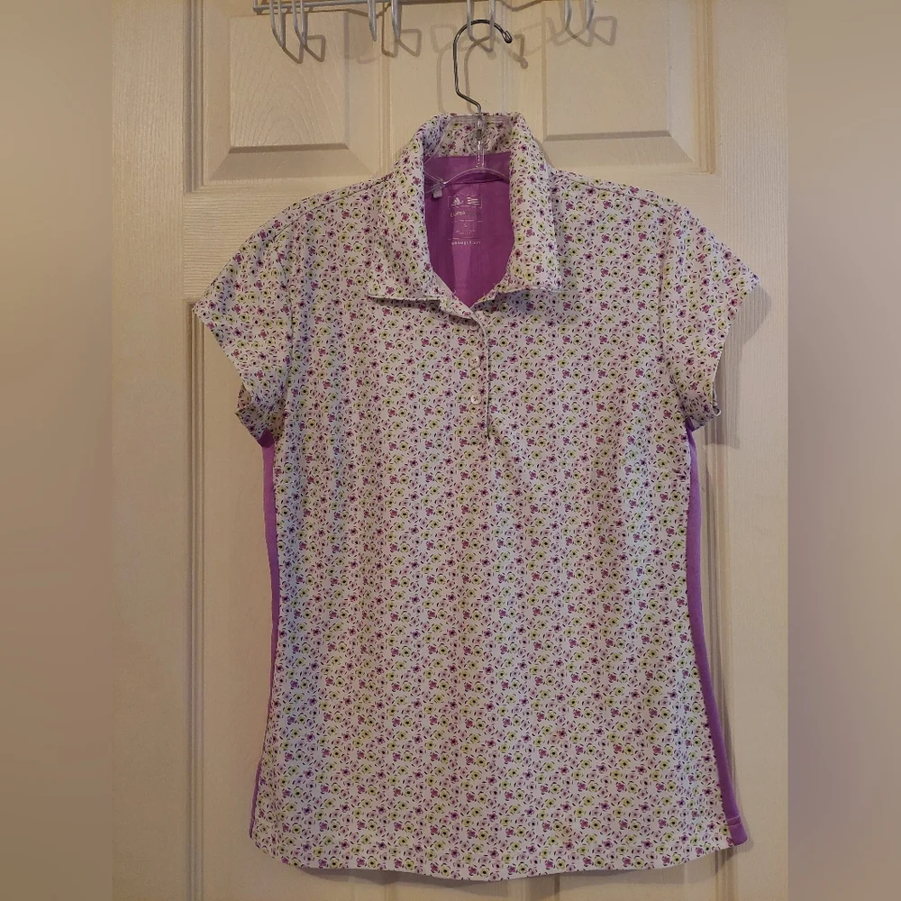 Adidas Golf Short Sleeve Top Size Small - Picture 1 of 2